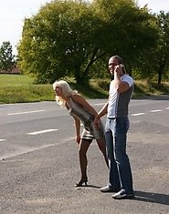 mature sex in a taxi